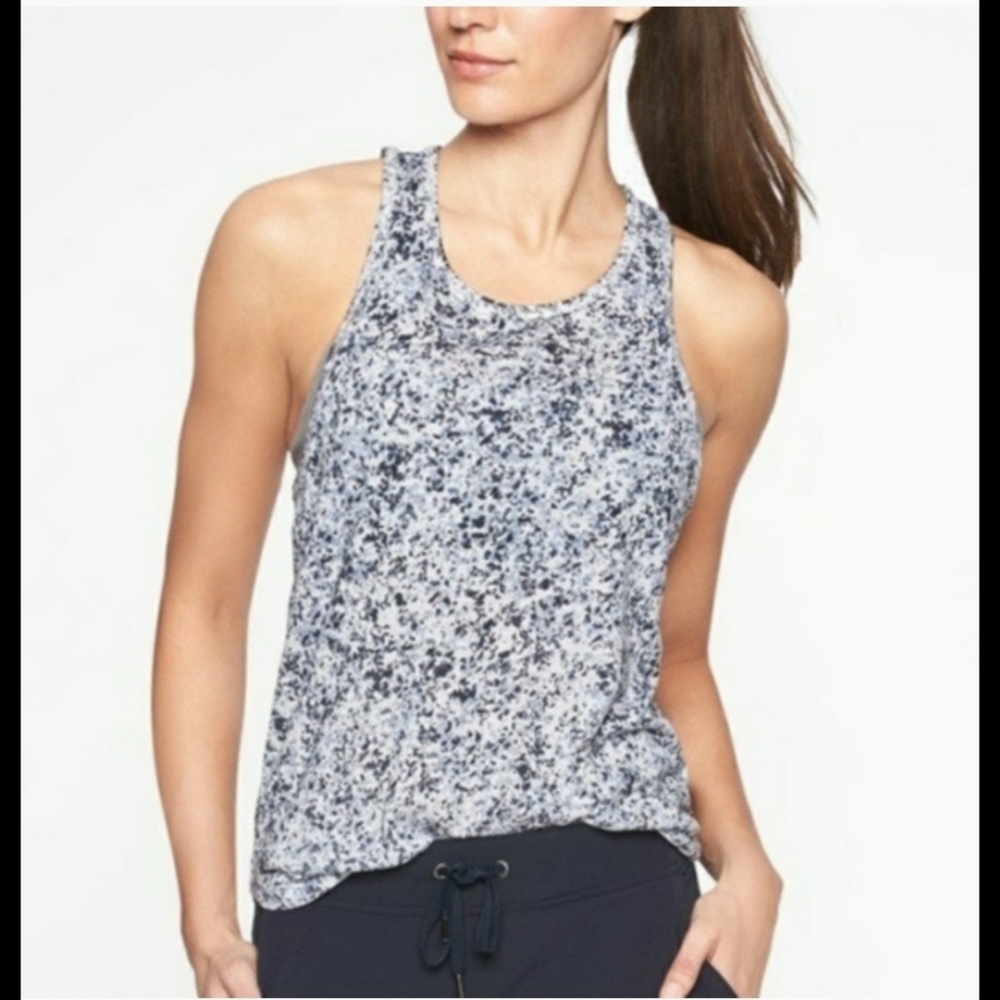 Athleta Breezy Cutout Racerback Tank Top